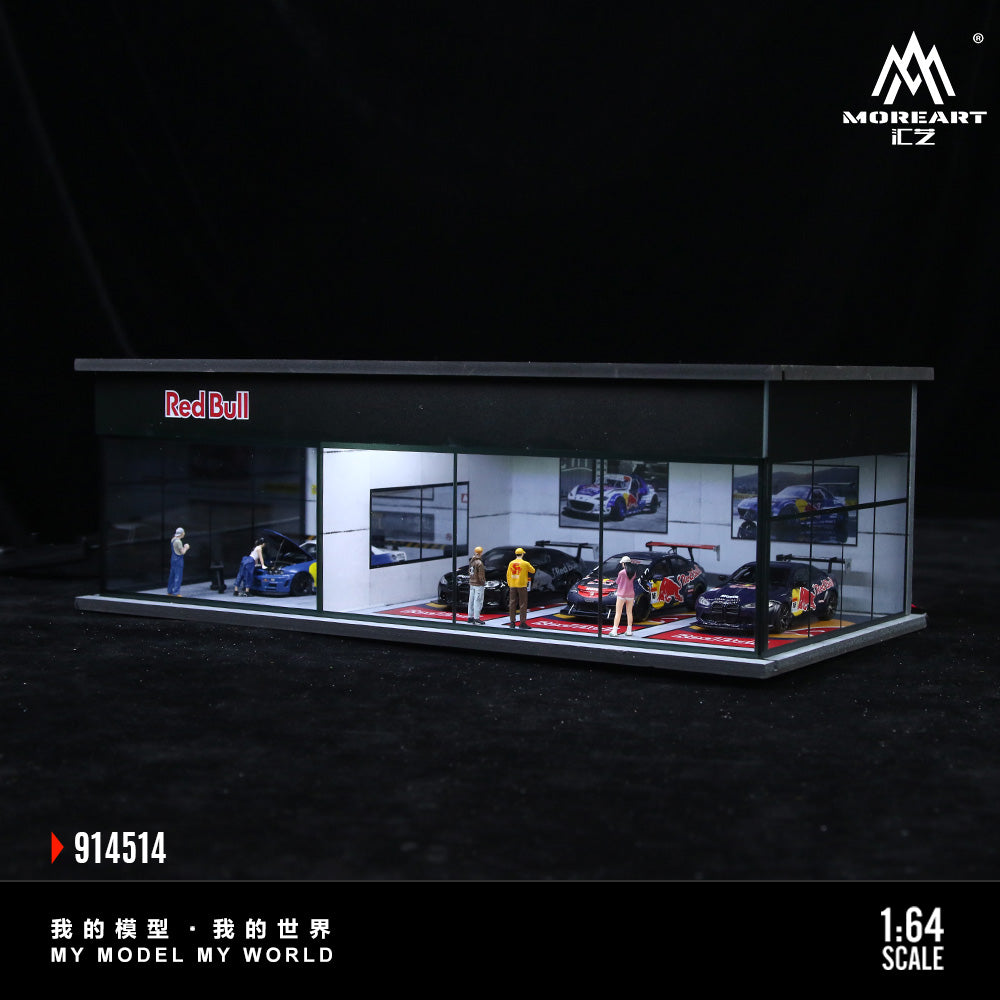 MoreArt Diorama 1:64- Red Bull Parking Scene MO914514
