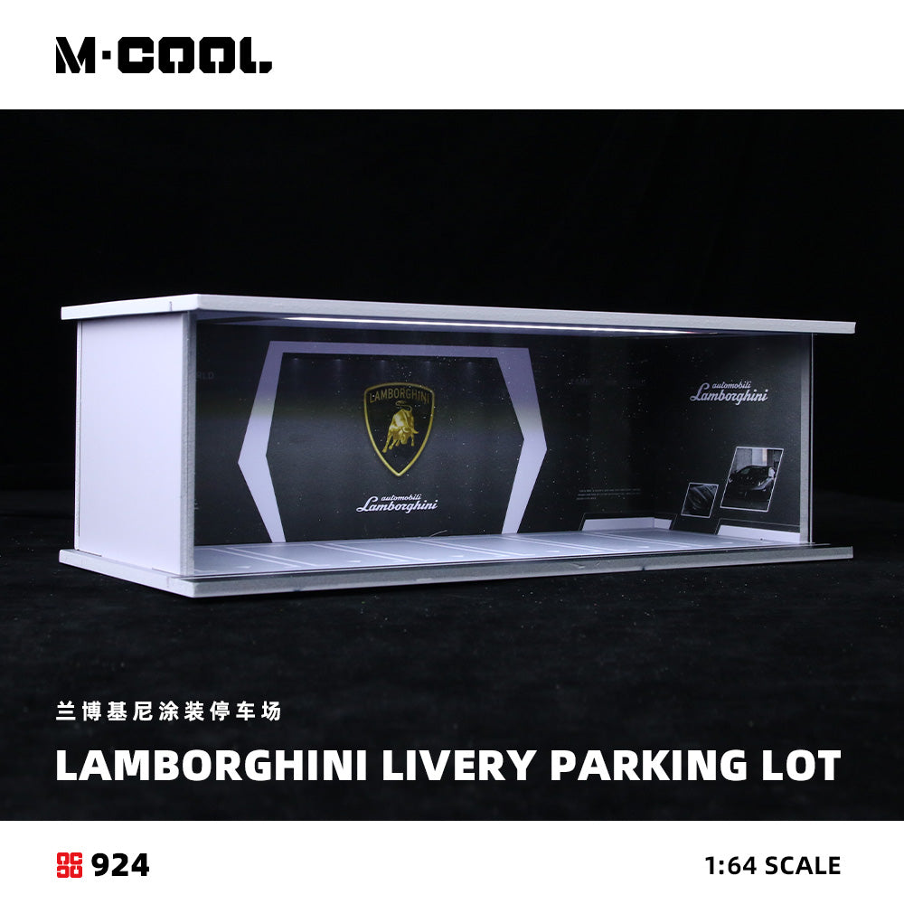 M-Cool Diorama 1:64- LAMBORGHINI PAINTING PARKING LOT MC914924