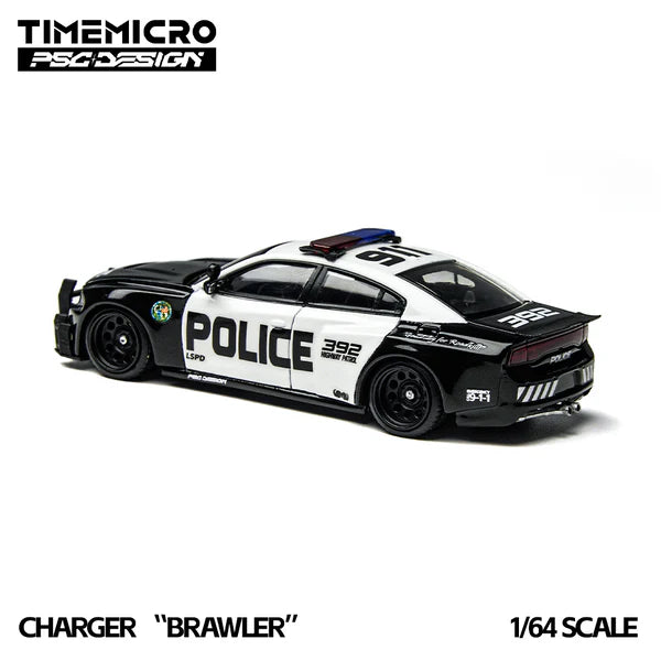Time Micro x PSC DESIGN 1:64 Charger "Brawler" LSPD TM648201