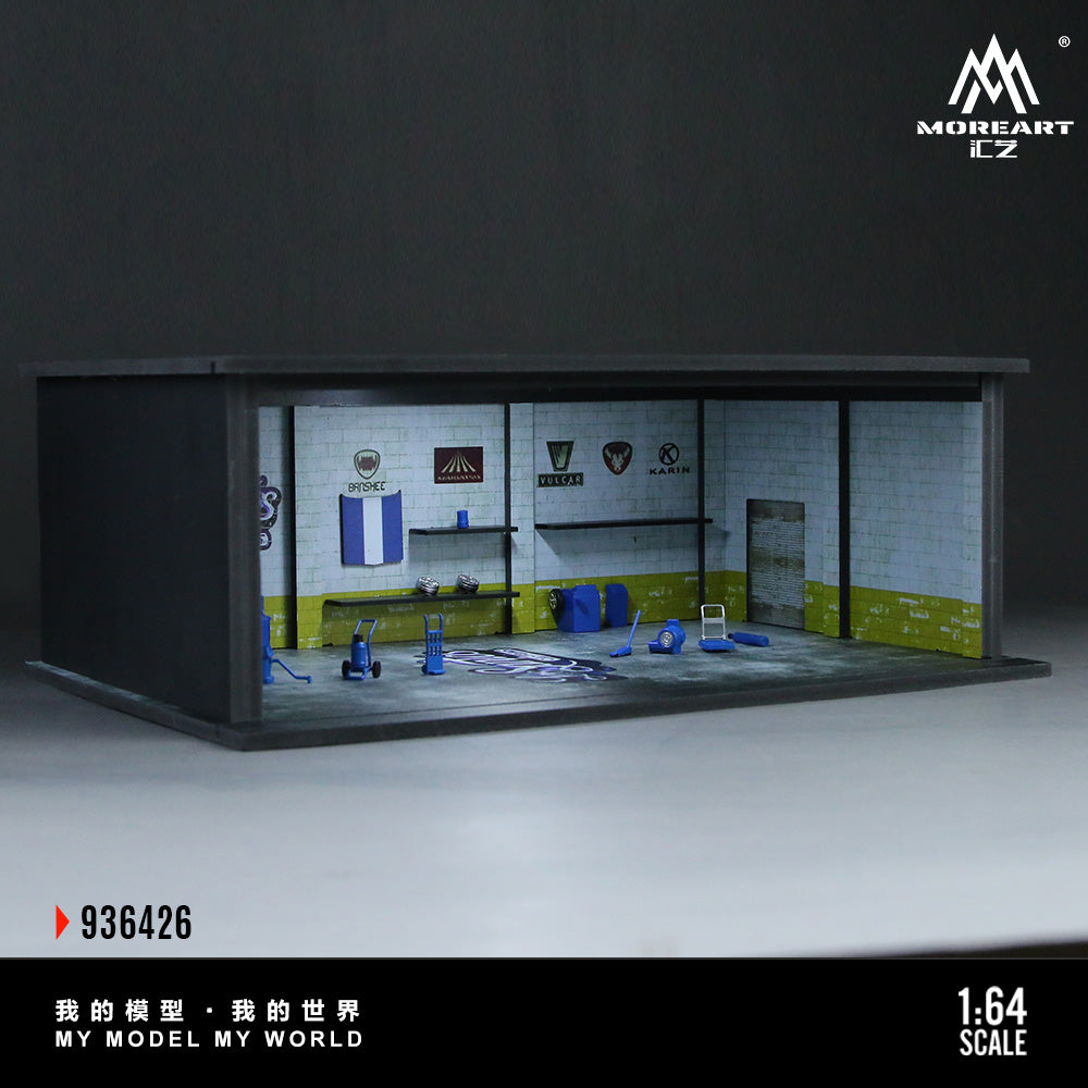 MoreArt Diorama 1:64- GRAND THEFT AUTO SCENE MO936426