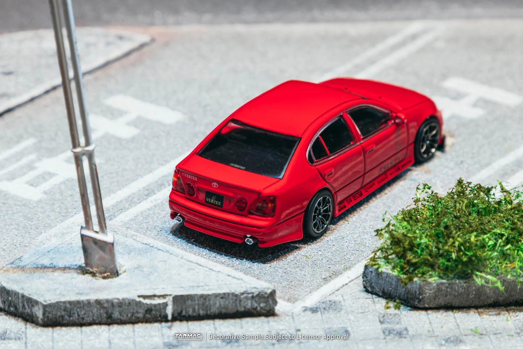 VERTEX Toyota Aristo JZS161 Red 1:64 with Trading Cards – Tarmac Works Global64 T64G-081-RE