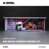 Stationnement Mecha Rouge Lumineux 1:64 – M·COOL MC914931
