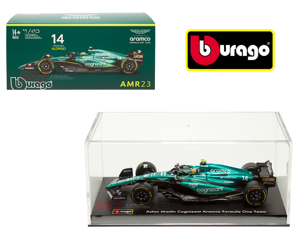 Aston Martin Mercedes AMR23 14 Fernando Alonso F1 2ème Pays Bas 2023 Minichamps 417231414 - Miniatures Autos Motos