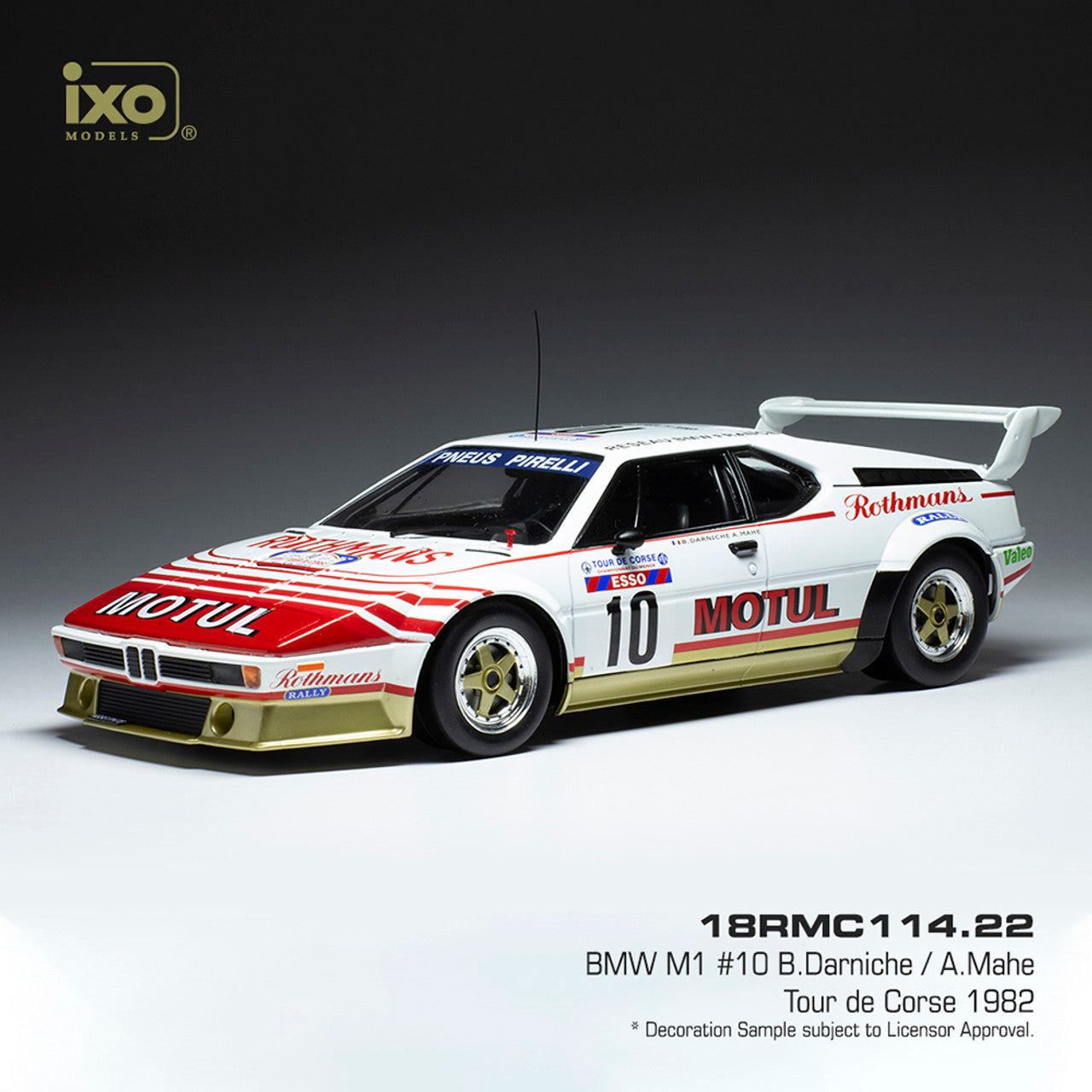 1982 BMW M1 #10 B.Darniche - A.Mahe Tour de Corse (1:18) – Nice