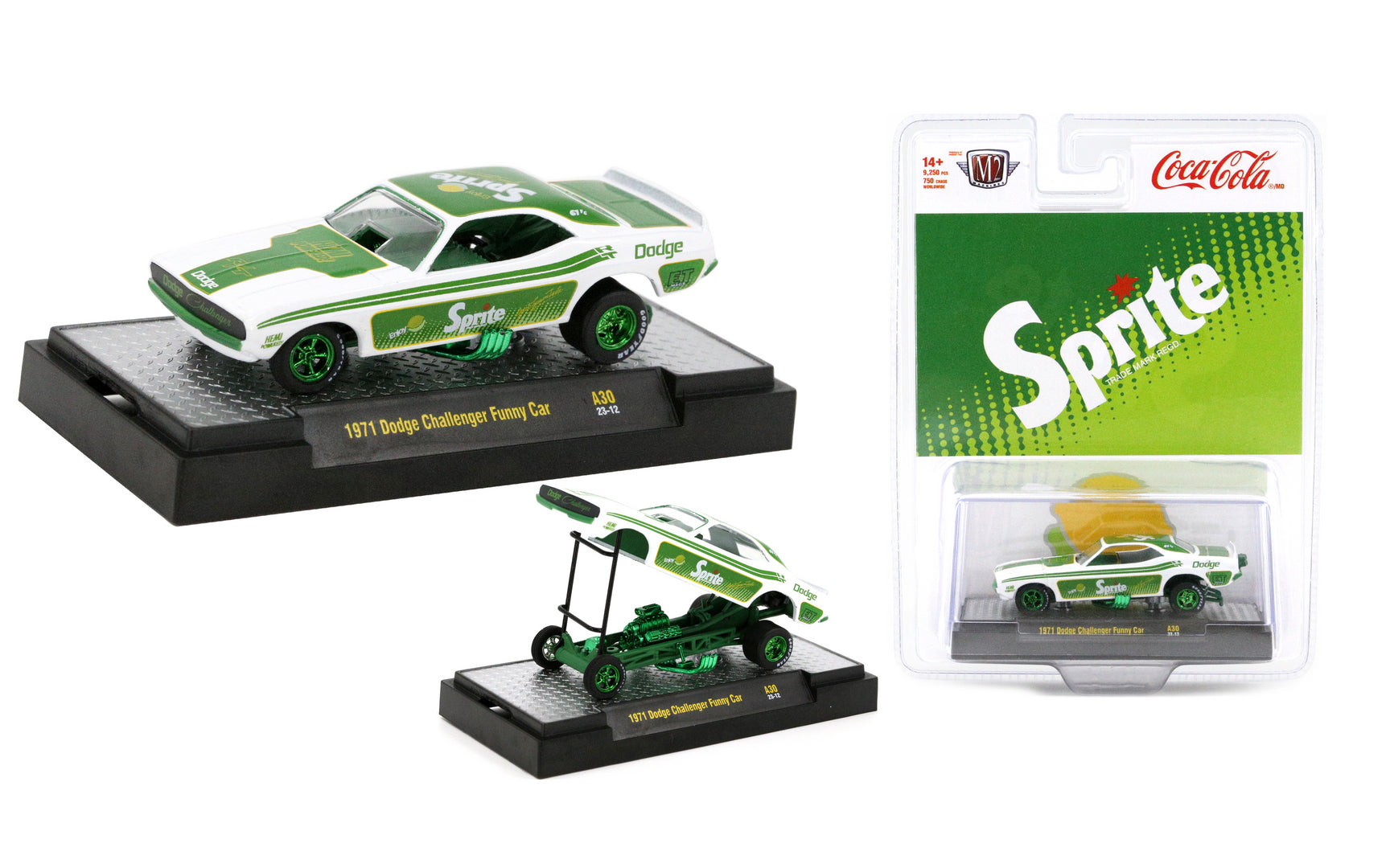 Chase Cars- Sprite-1971 Dodge Challenger Funny Car – Nice Car