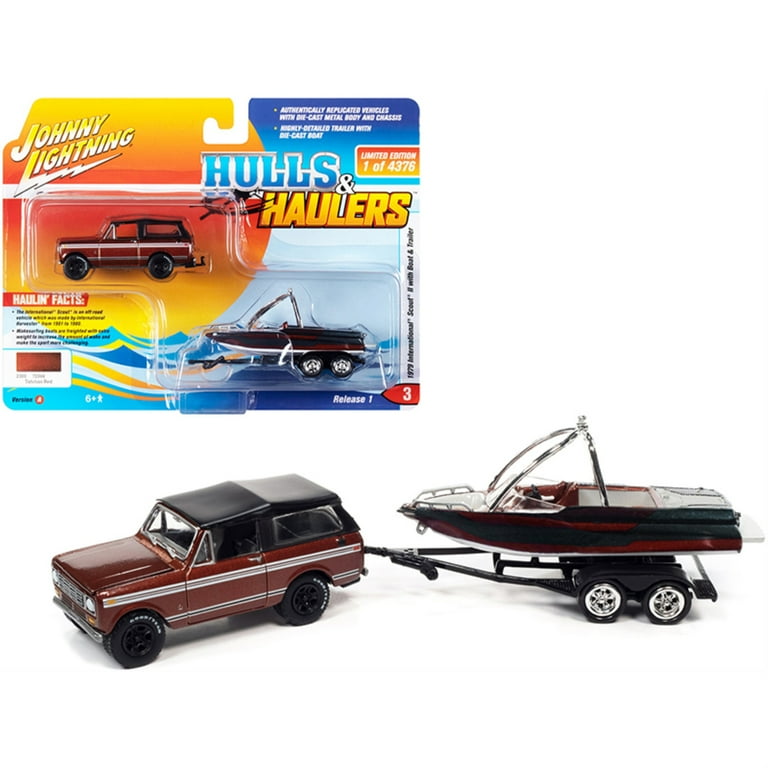 1979 International Scout II with Malibu Boat and Trailer