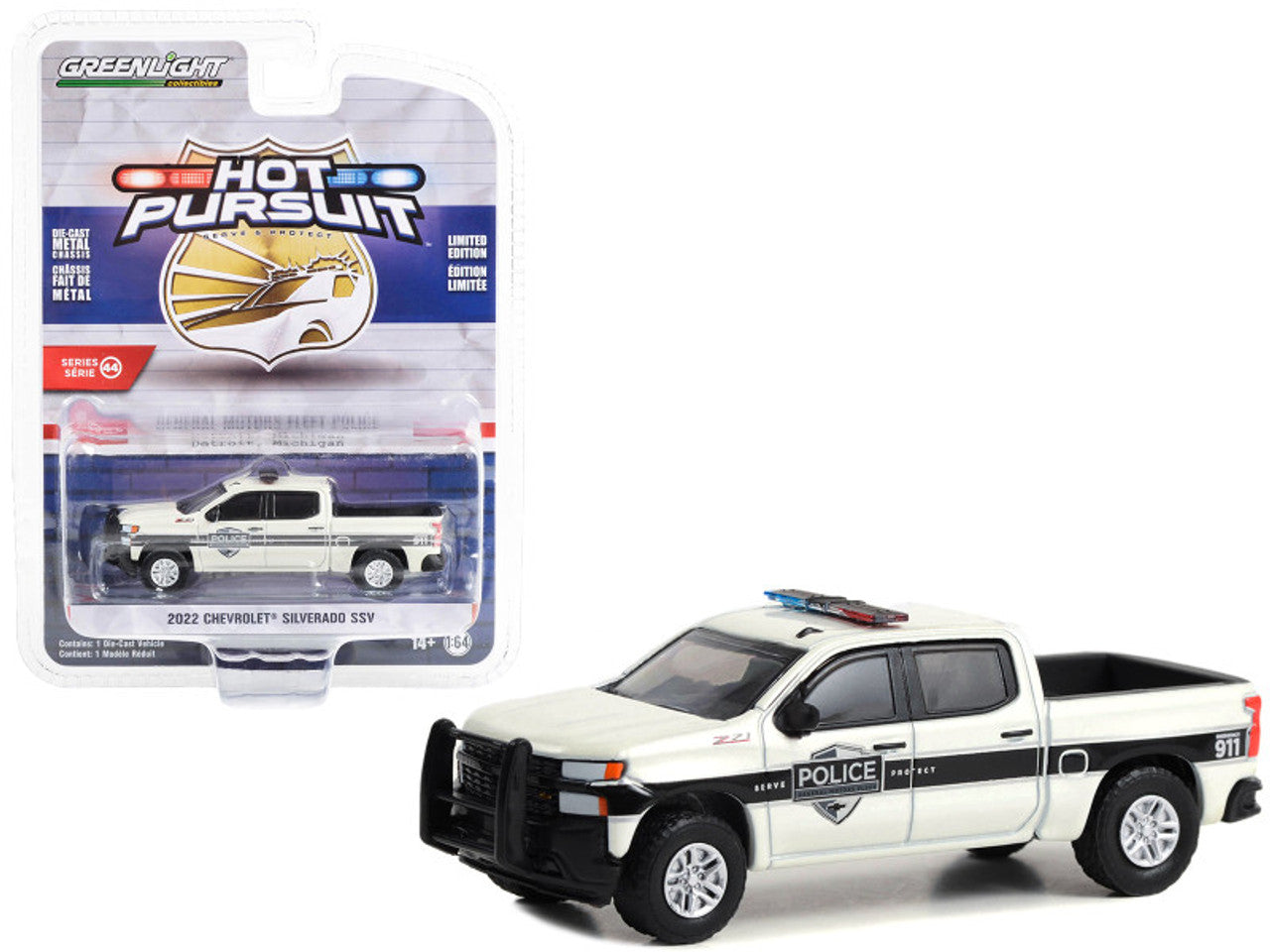 2022 Chevrolet Silverado SSV Pickup Truck White Metallic "General Motors Fleet Police"