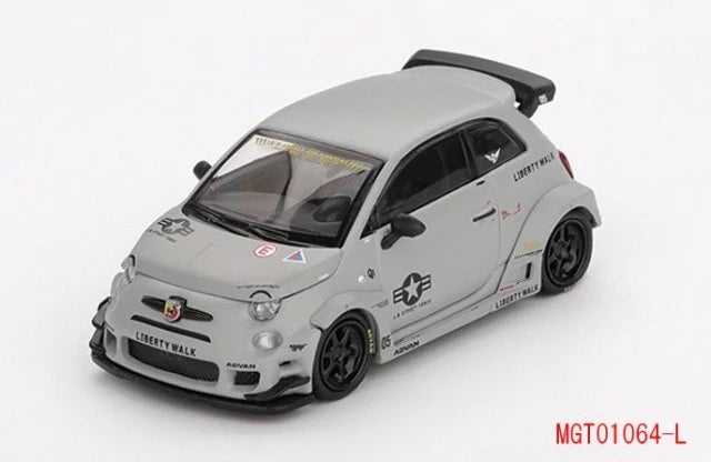 MINI GT-Abarth 595 LB-WORKS x Abas Works Fighters (MGT01064-BL)