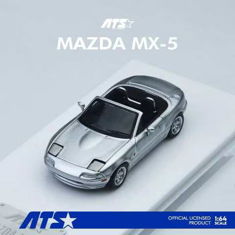 ATS MODELS 1/64- Mazda MX-5 - Silver ATS880103