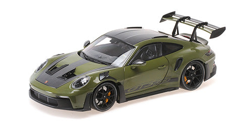 PORSCHE 911 (992) GT3RS – 2024 – NATO OLIVE W BLACK WHEELS