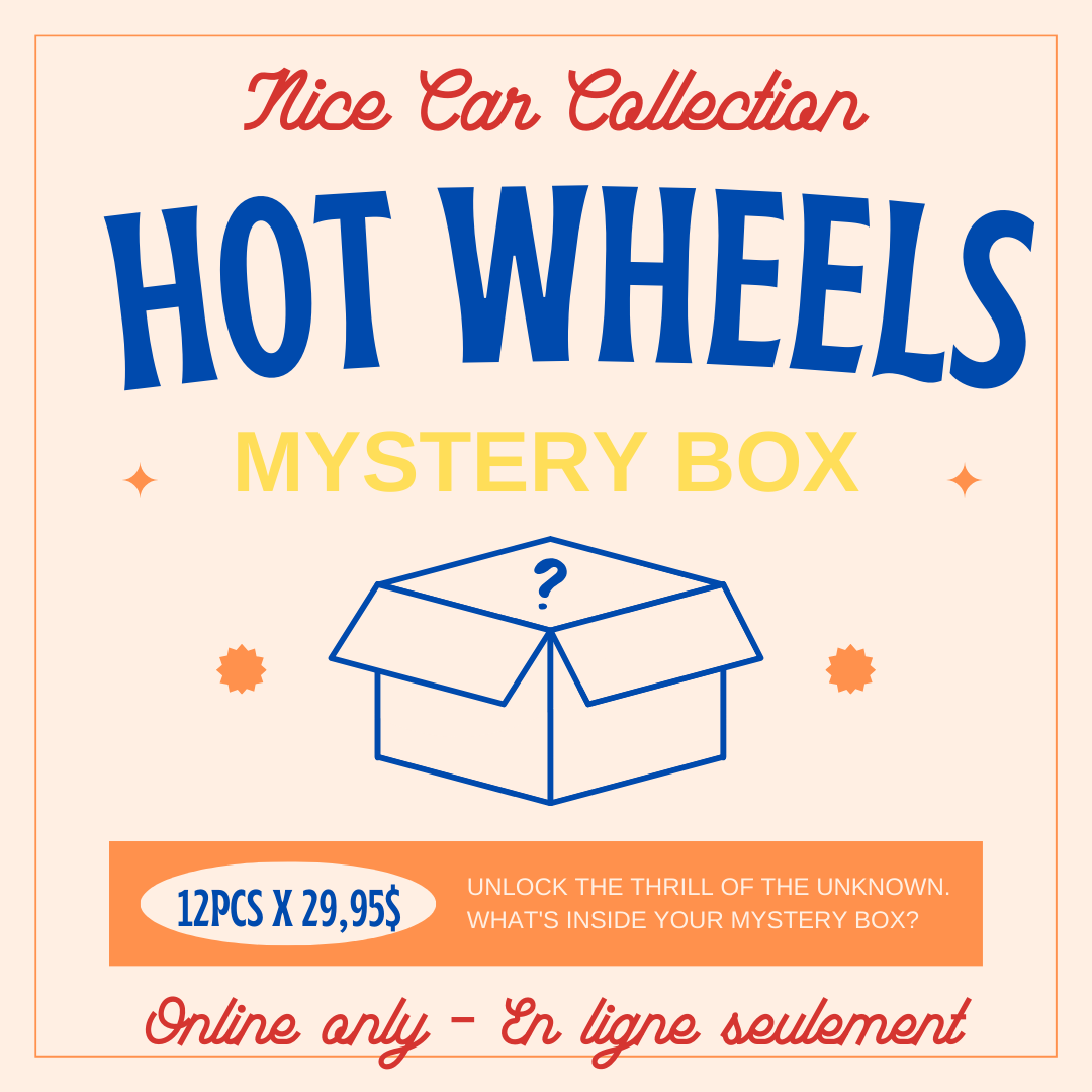Hot Wheels boite mystère (12pcs)