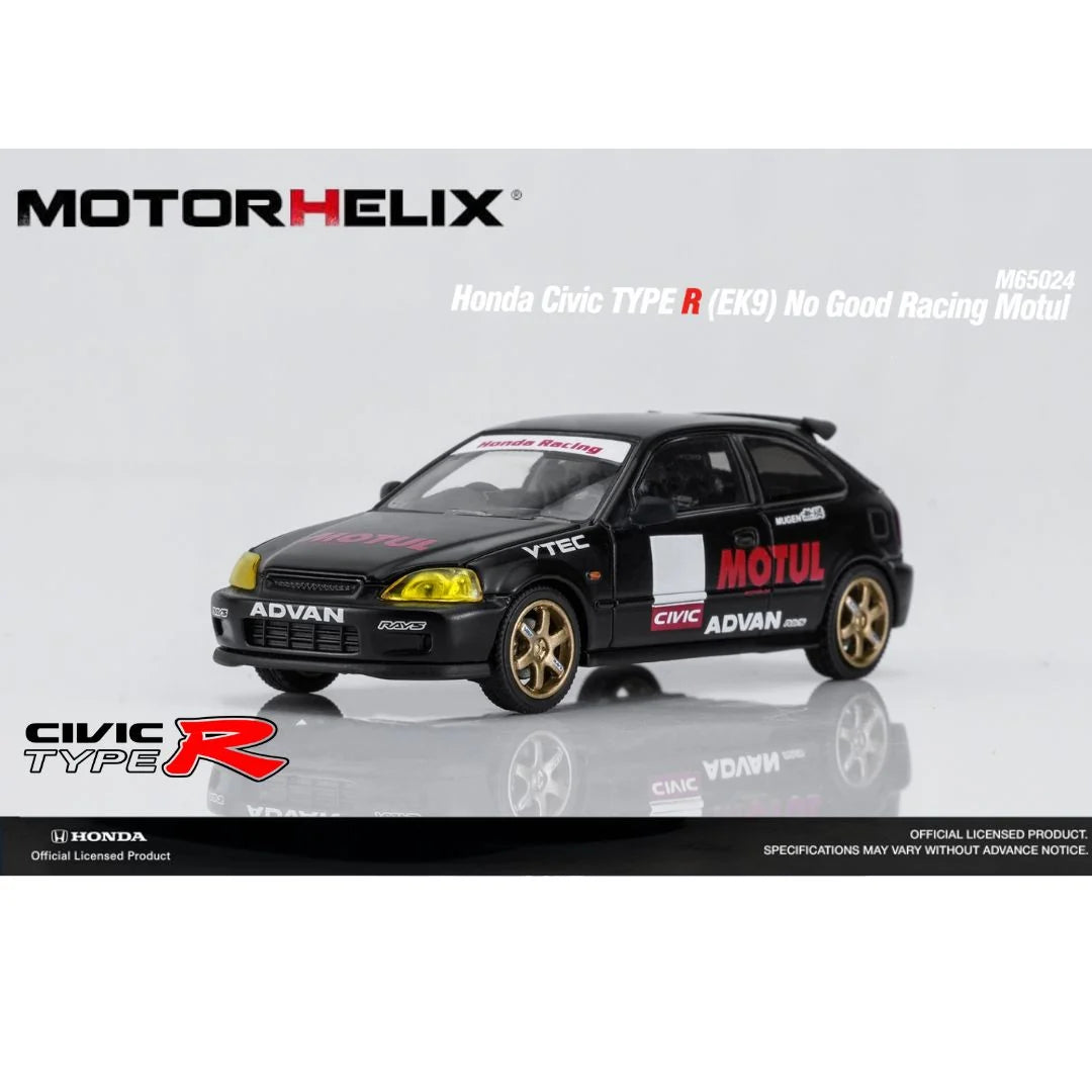 Motorhelix 1:64 Honda Civic Type R (EK9) No Good Racing Motul – M65024