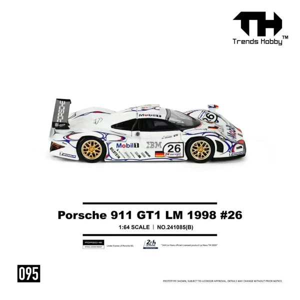 Trends Hobby 1/64-Porsche 911 GT1 LM 1998