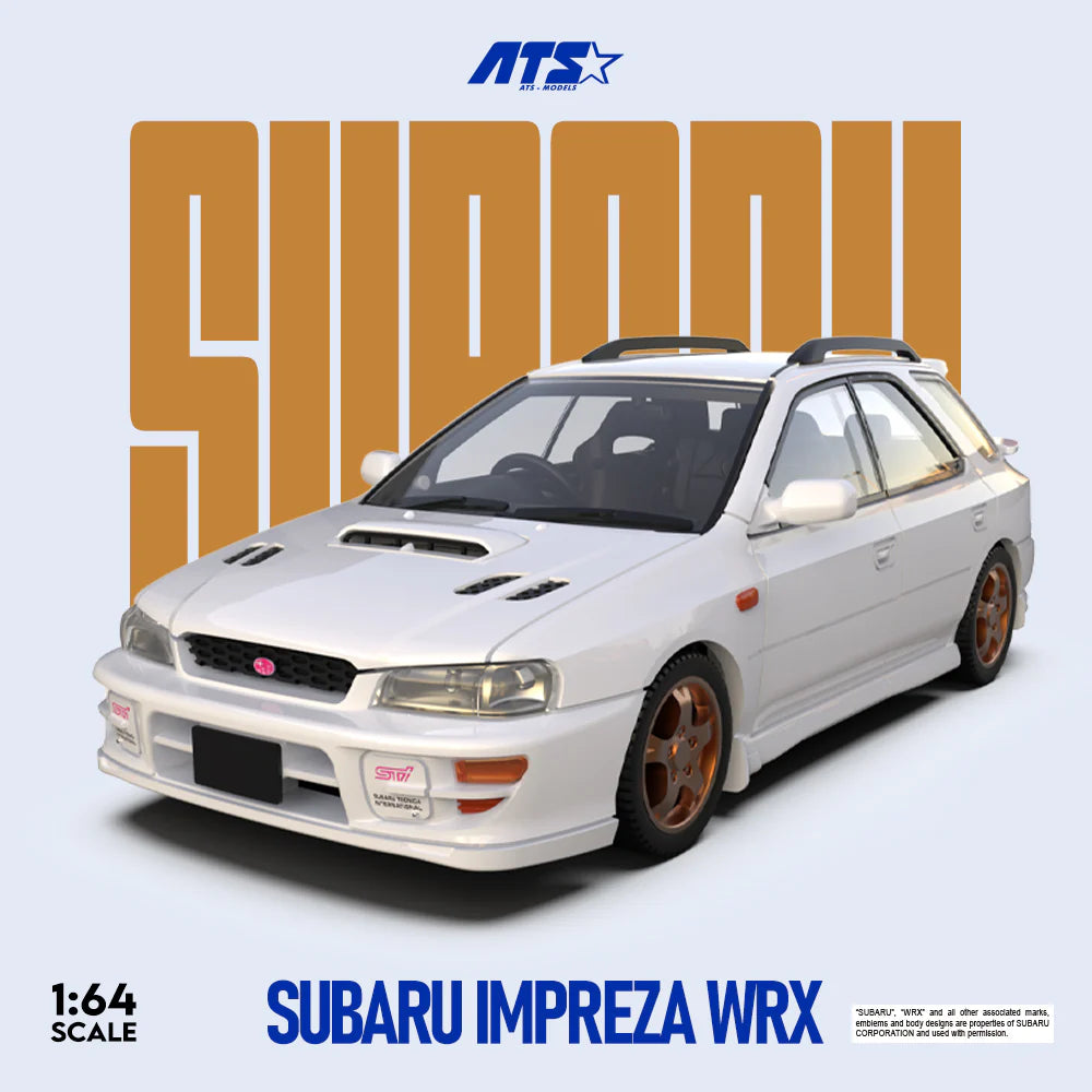 Subaru Impreza WRX White 1:64 – ATS Model ATS881503