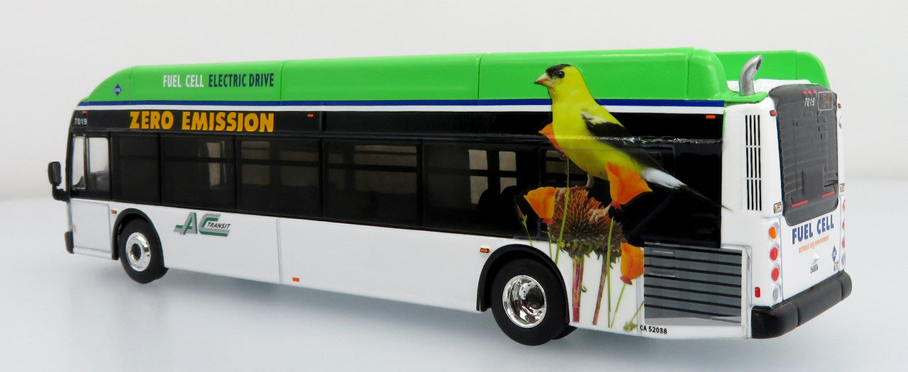 New Flyer Xcelsior Charge NG Electric Bus, A/C Transit-San Francisco California 1/87