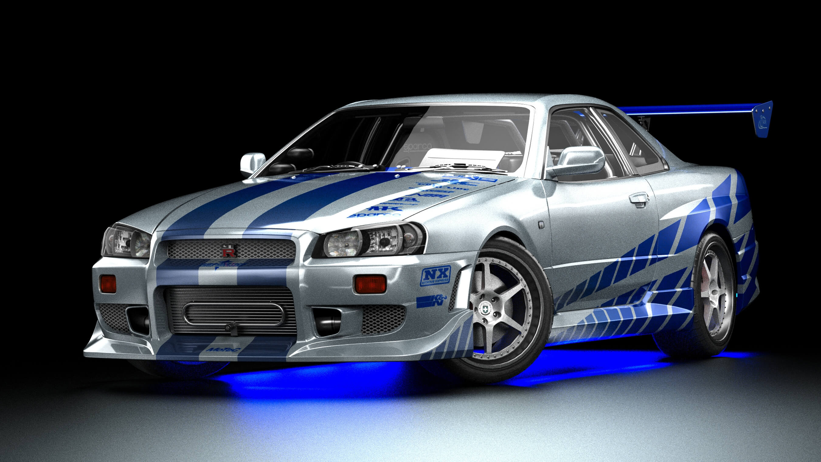 (PRE-ORDER 2026) Spark 1:18- Nissan GT-R R34 Fast and Furious