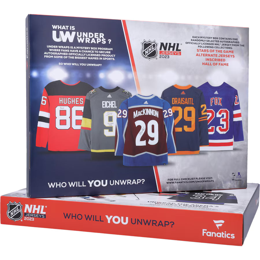 Fanatics Authentic 2023 Under Wraps Single Autographed NHL Jersey Box