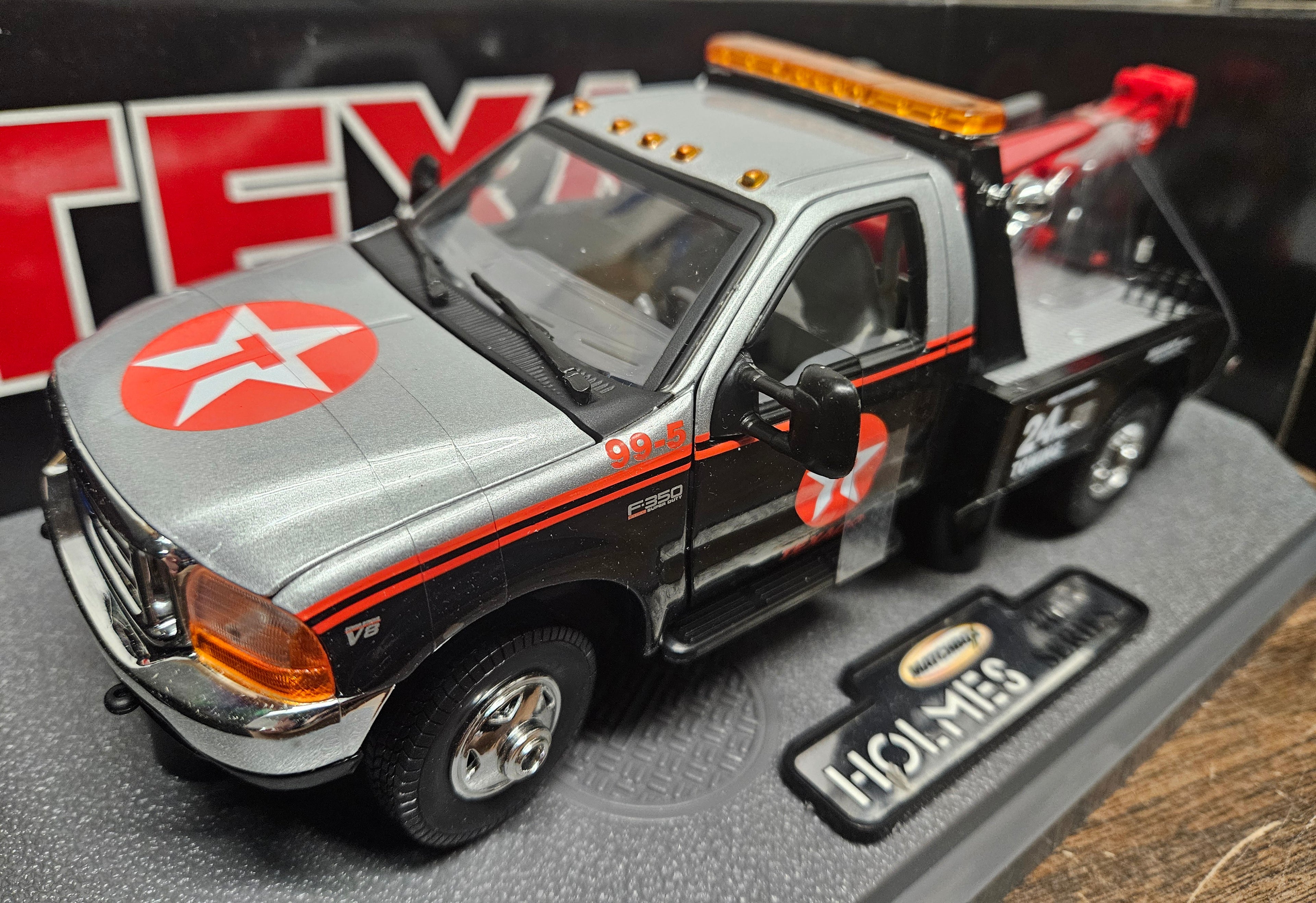 TEXACO, 1999 Ford F-series Holmes Wrecker Tow Truck, (Échelle-Scale 1:24)