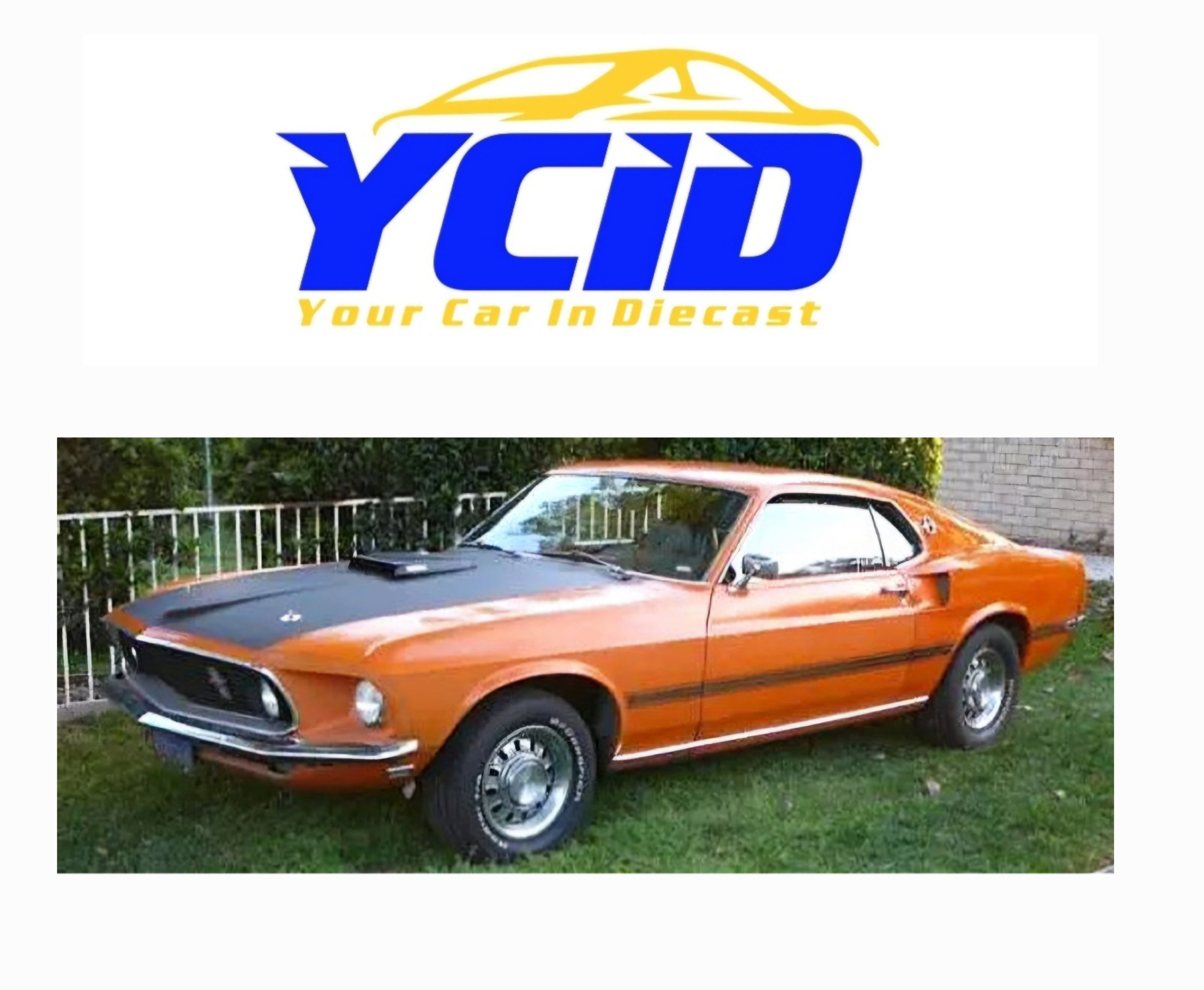 (PRE-ORDER Q2, 2025) 1969 Mustang Mach 1, Madagascar Orange (Limitée à 199 unités seulement-Limited to 199 units only)
