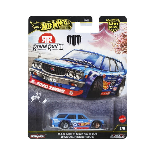 2025 HOT WHEELS PREMIUM, CAR CULTURE RONIN RUN II. (BOÎTE SCELLÉ-Sealed Case (set of 10) FPY86-961M-SEALED