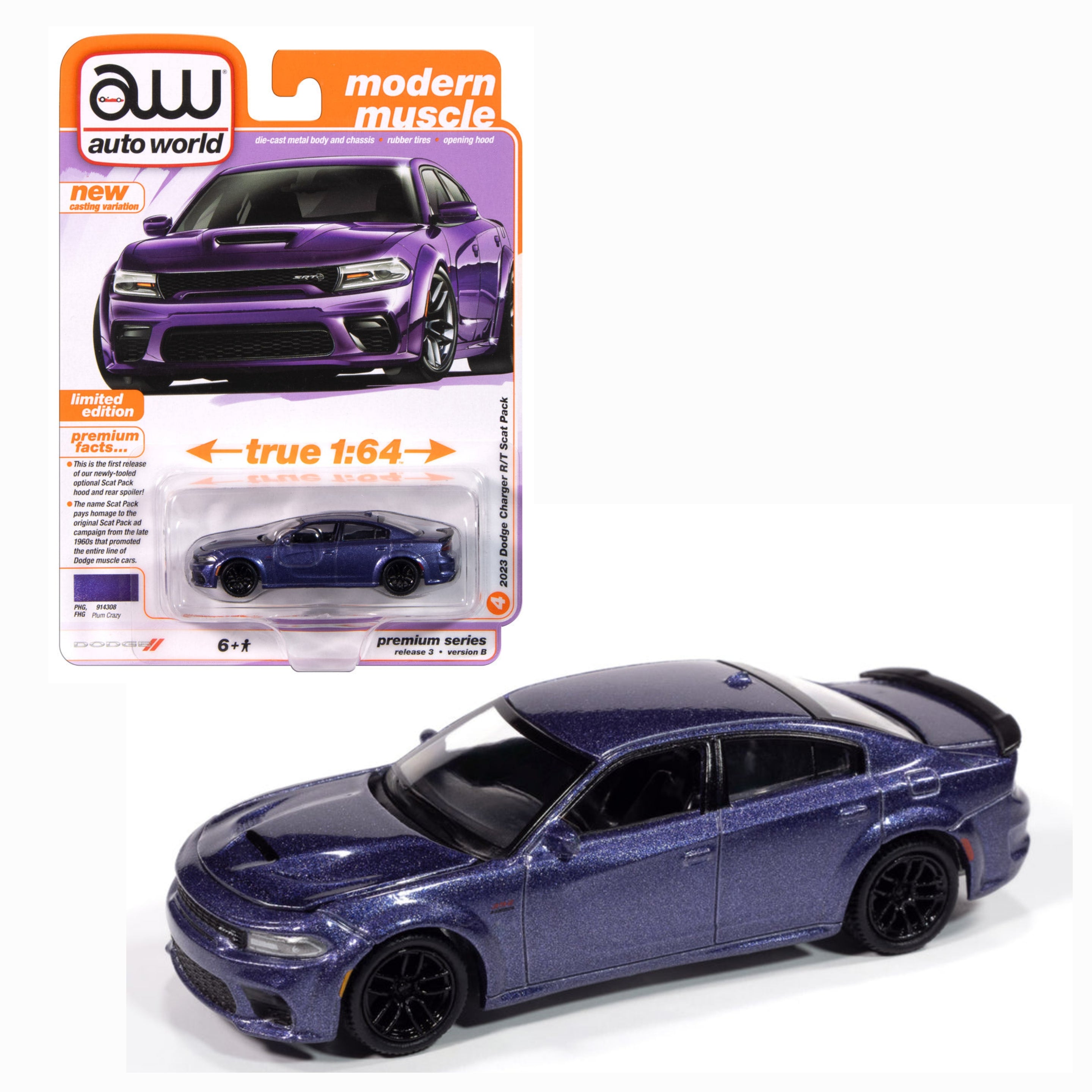 Ensemble-Set, Auto World 1:64 Premium 2024 Release 3 Version B Set (AW64452/24B)
