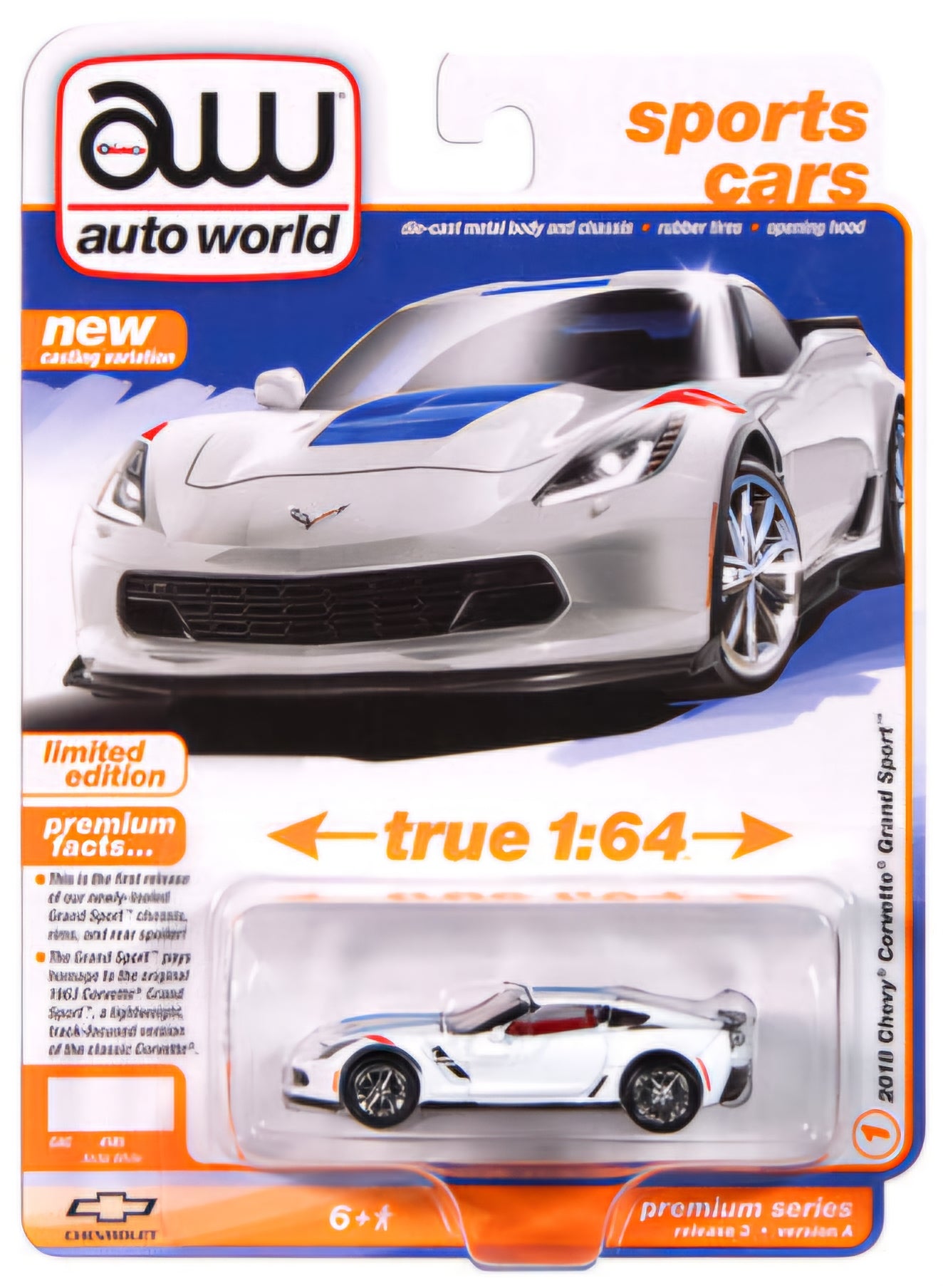 Ensemble-Set, Auto World 1:64 Premium 2024 Release 3 Version A Set (AW64452/24A)