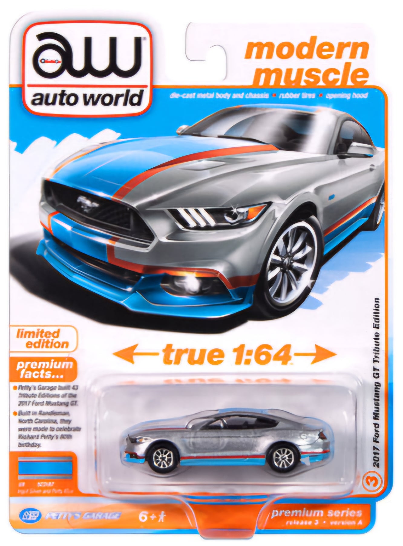 Ensemble-Set, Auto World 1:64 Premium 2024 Release 3 Version A Set (AW64452/24A)