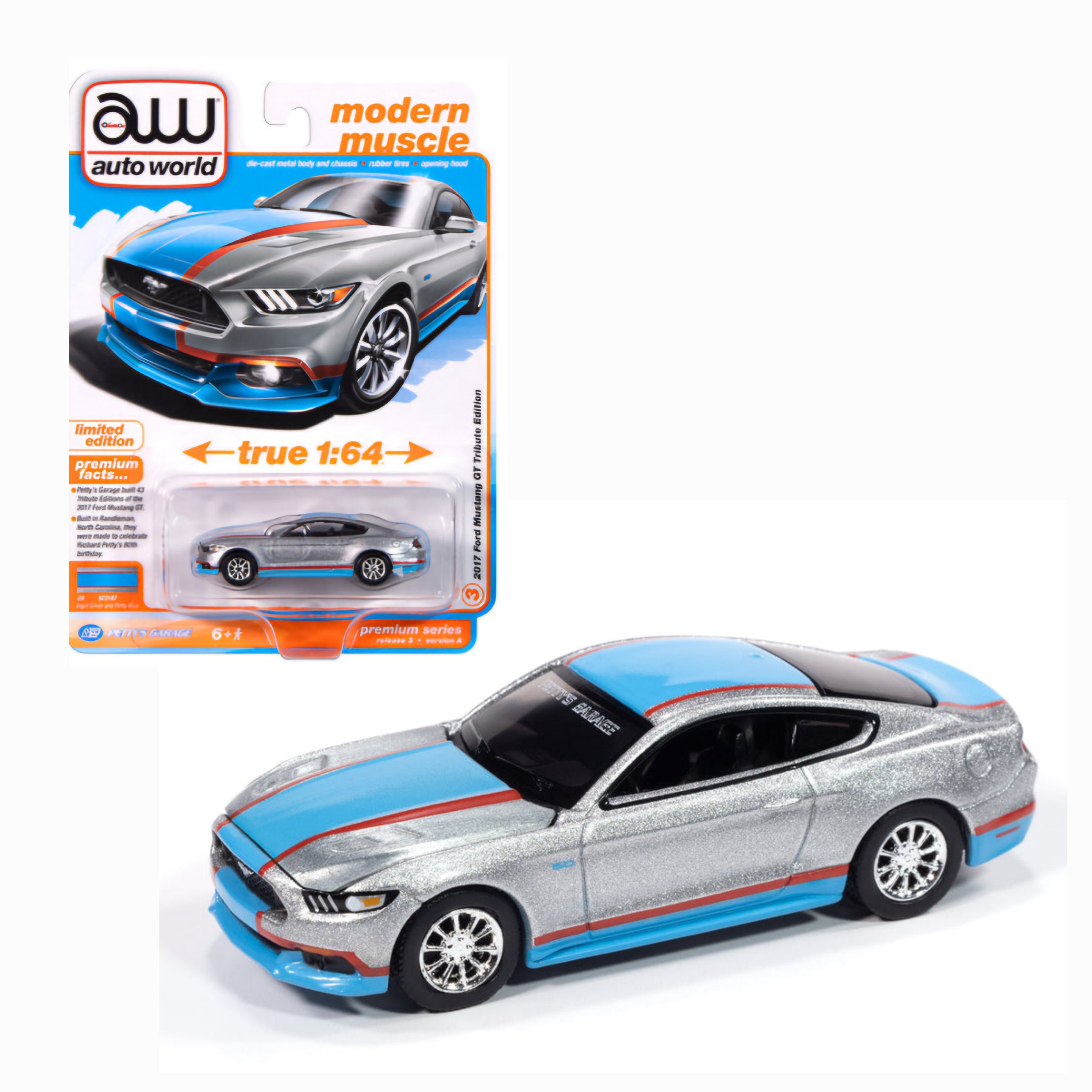 Ensemble-Set, Auto World 1:64 Premium 2024 Release 3 Version A Set (AW64452/24A)