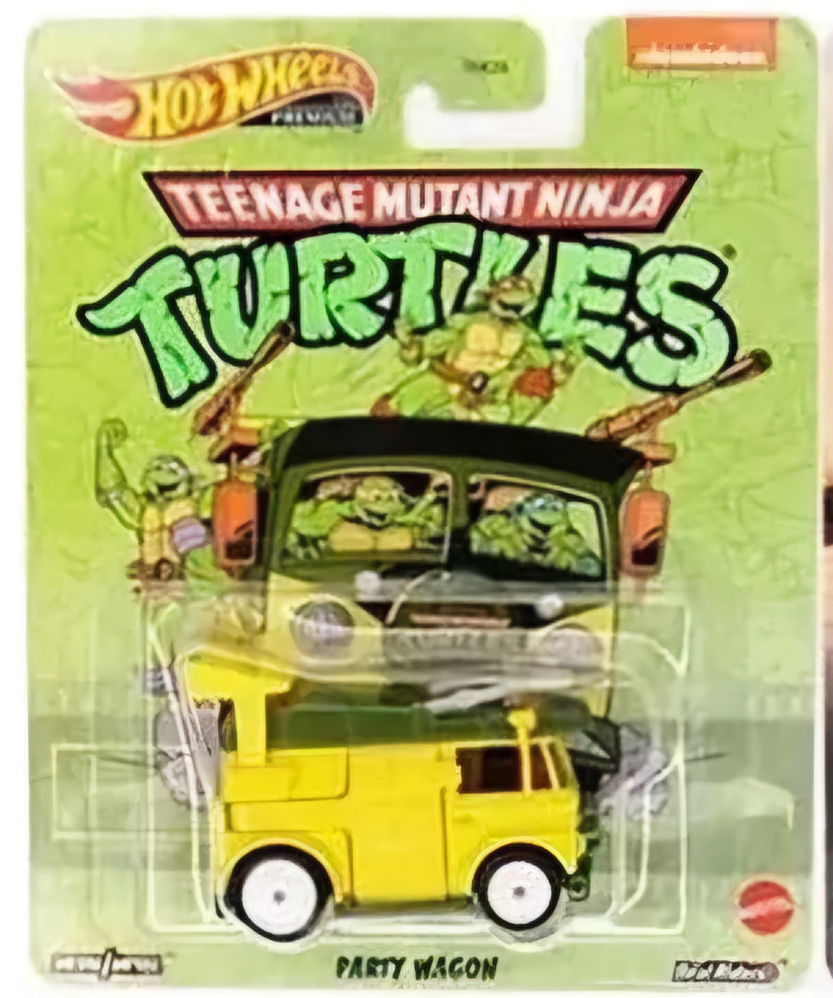 Hot Wheels Premium 2023, Retro Entertainment Q, TMNT PARTY WAGON 2 (GJR50)