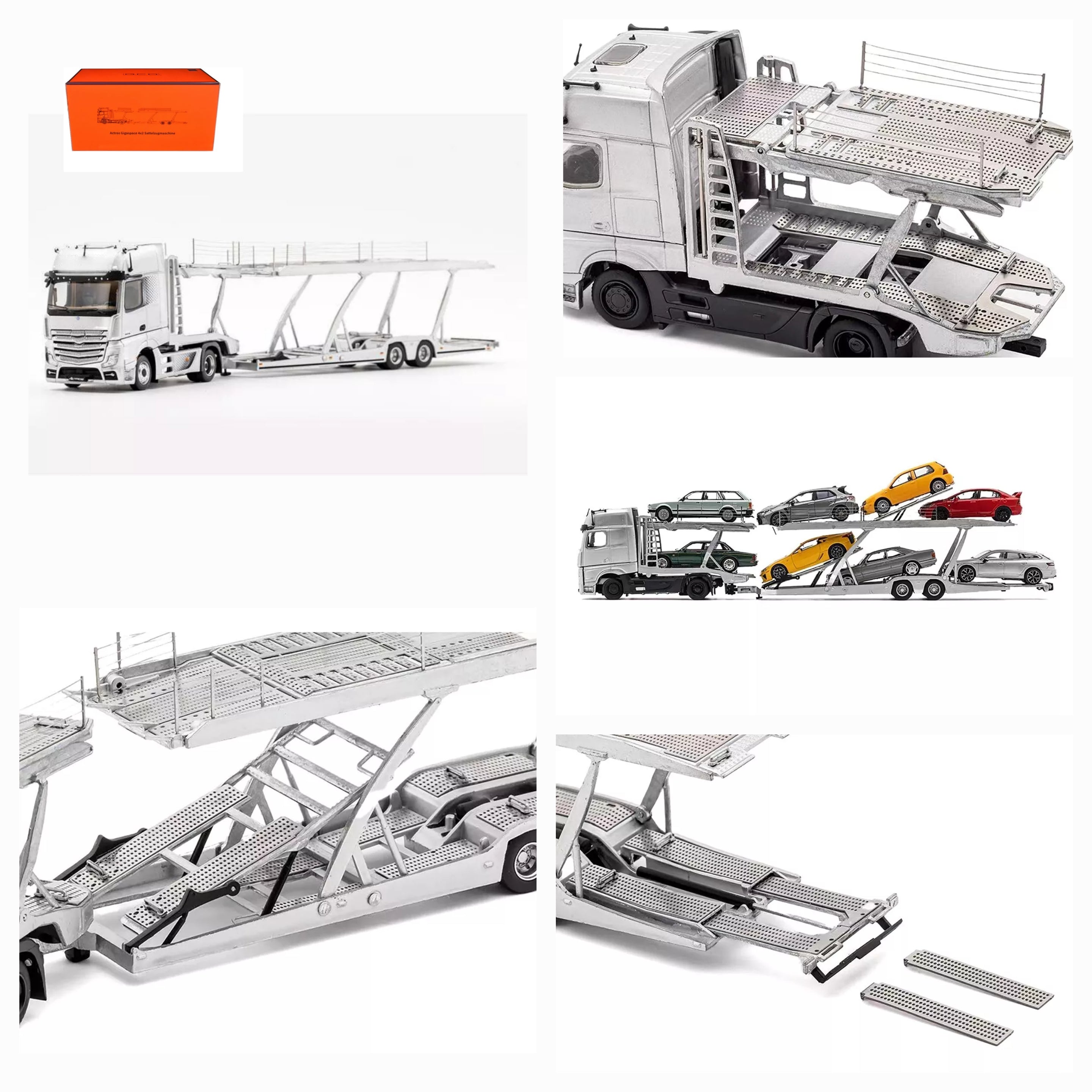 Mercedes-Benz AMG Actros Auto Transporter (Silver)