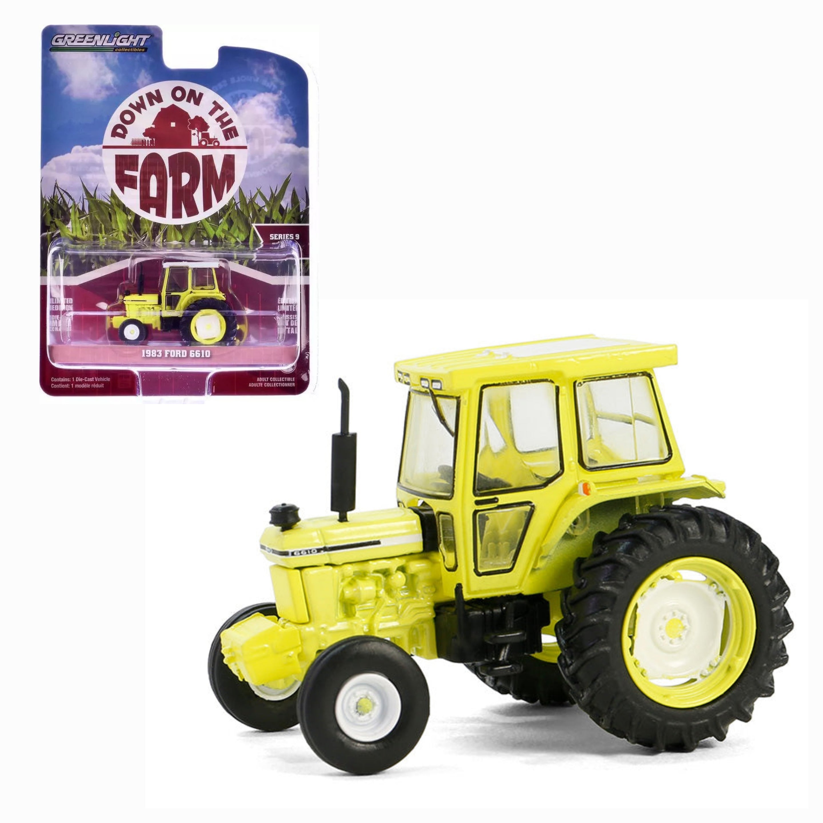 1983 Ford 6610 Tractor High-Vis Yellow