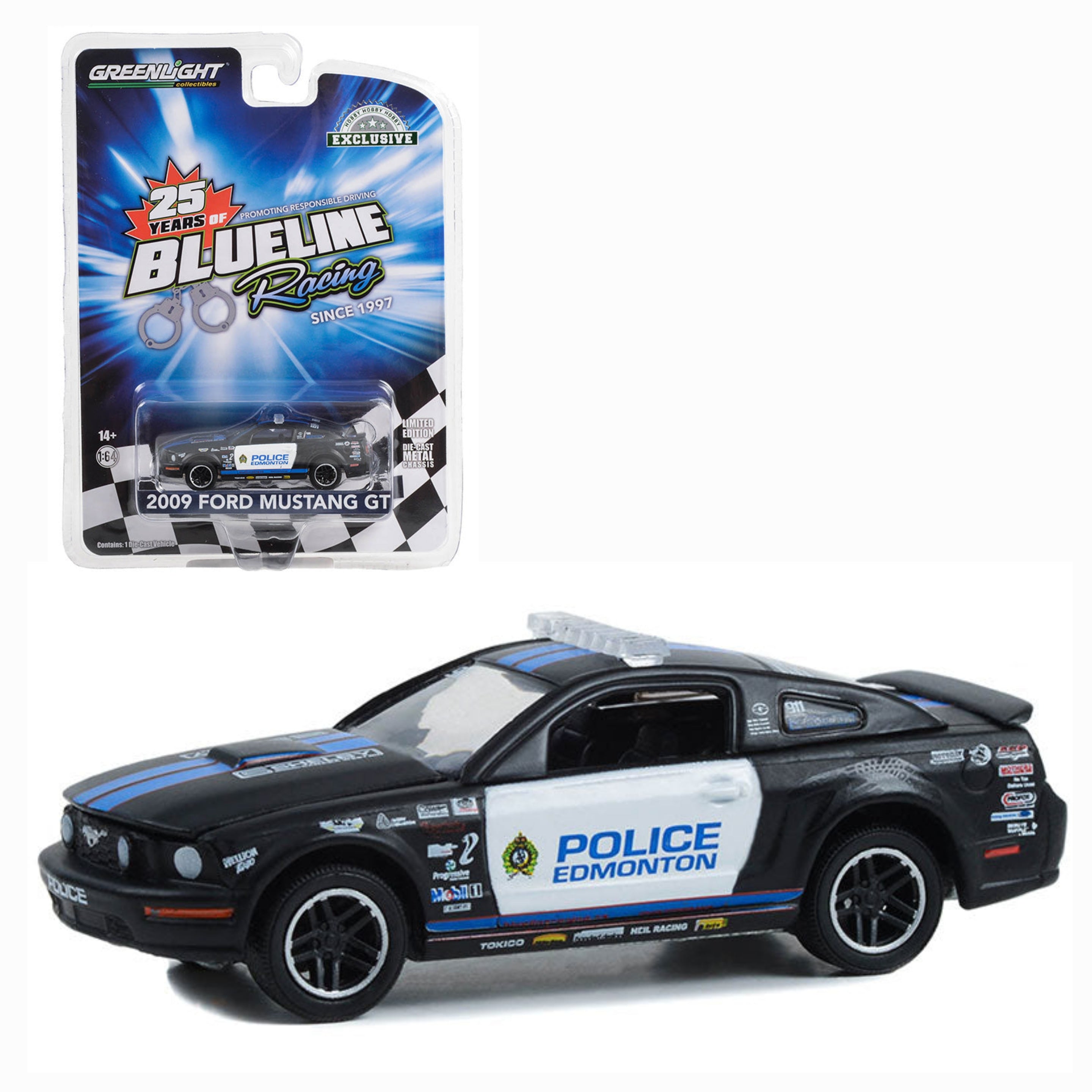 2009 Ford Mustang GT Police Edmonton "Blue Line Racing 25 Year"
