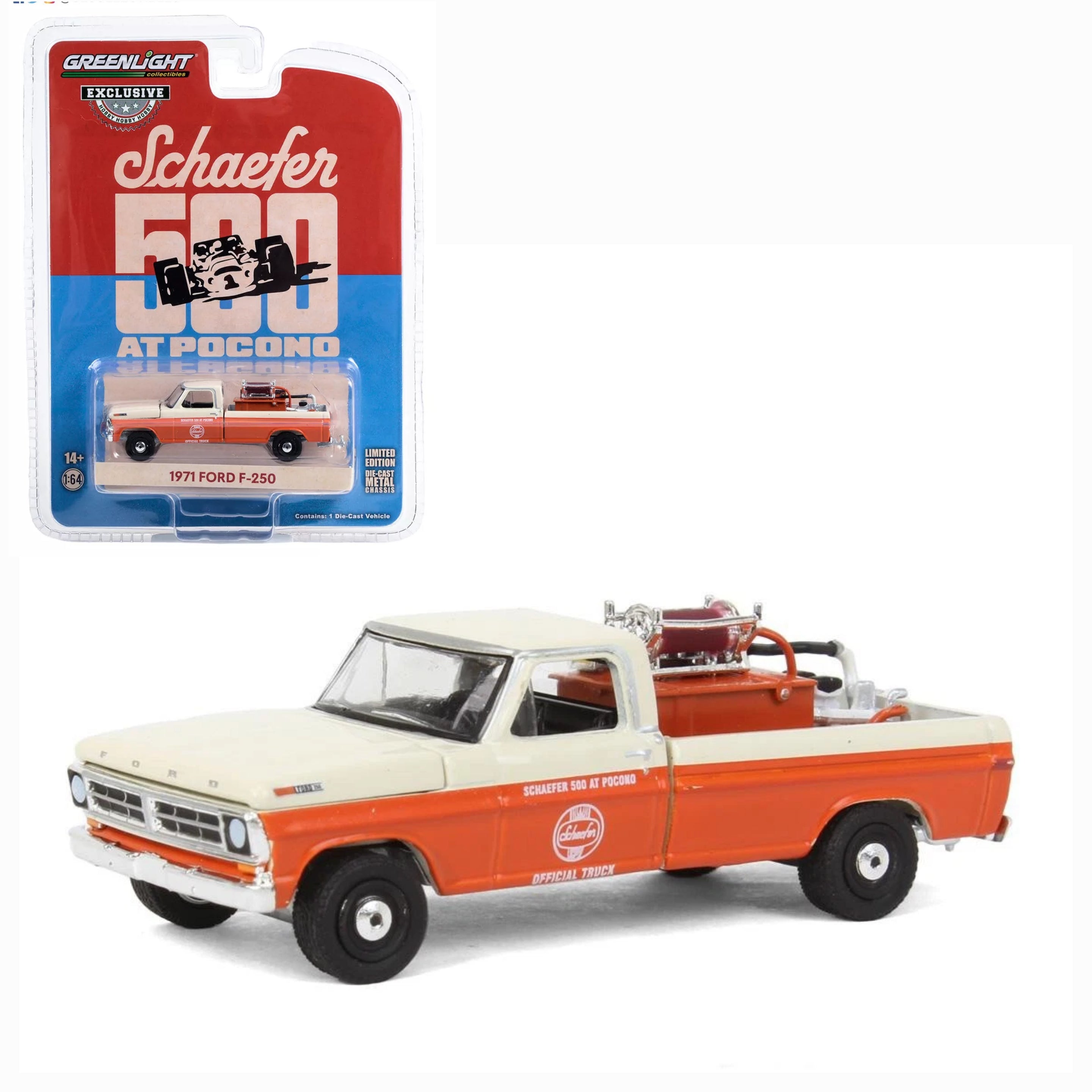 1971 Schaefer 500 at Pocono Official Truck - 1971 Ford F-250 Pickup with Fire Equipment