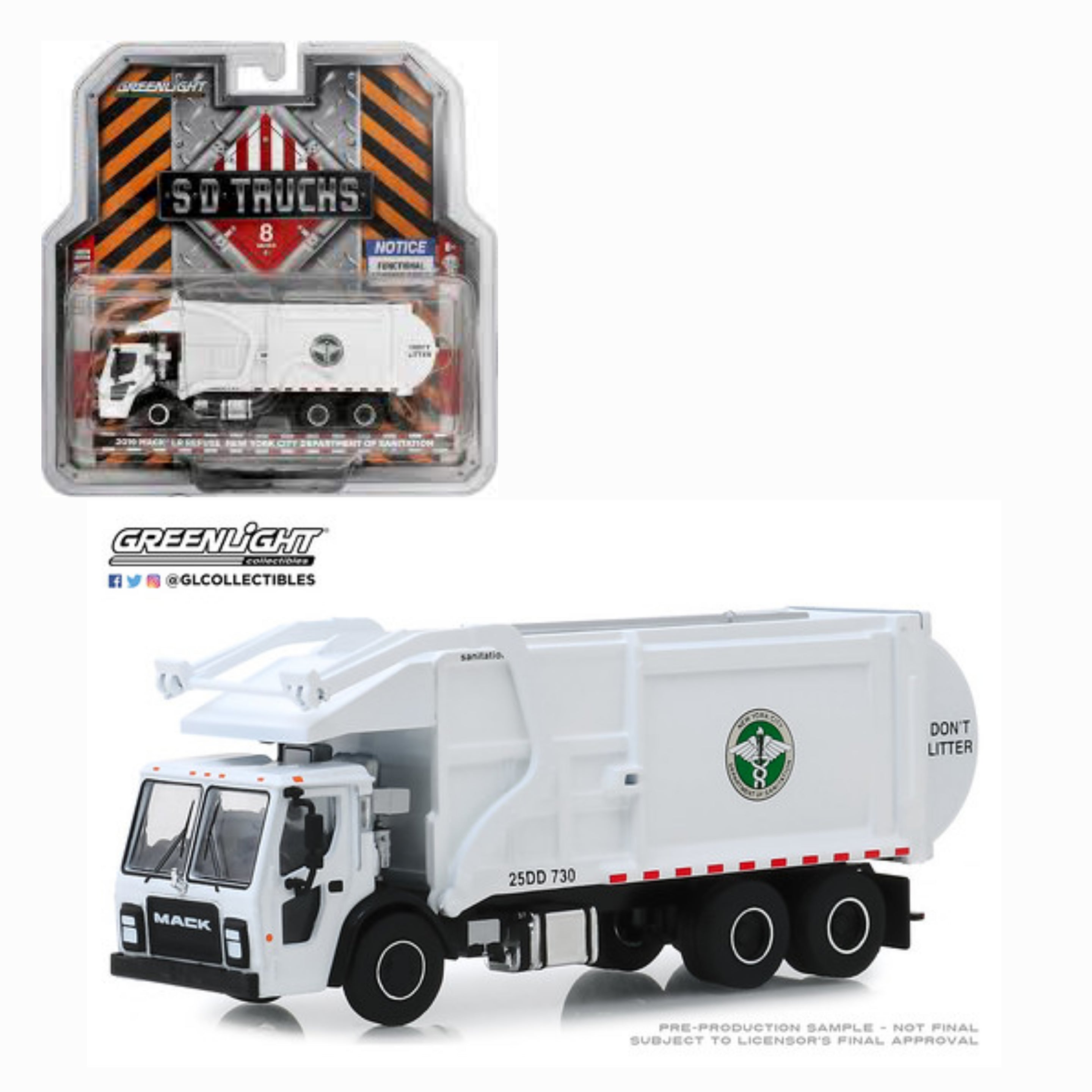 2019 Mack LR à Chargement Frontal "Super Duty Trucks" Series 8
