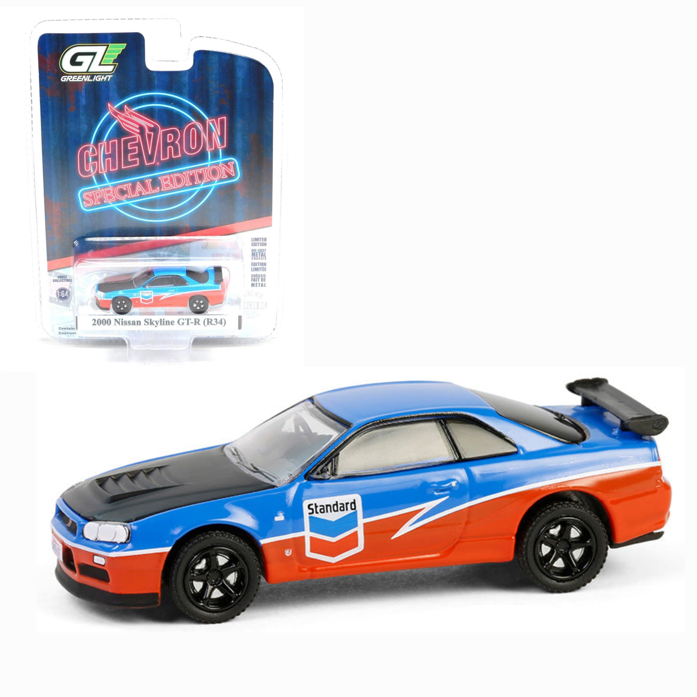 Chevron - 2000 Nissan Skyline GT-R (R34) (GL41175-E) – Nice Car