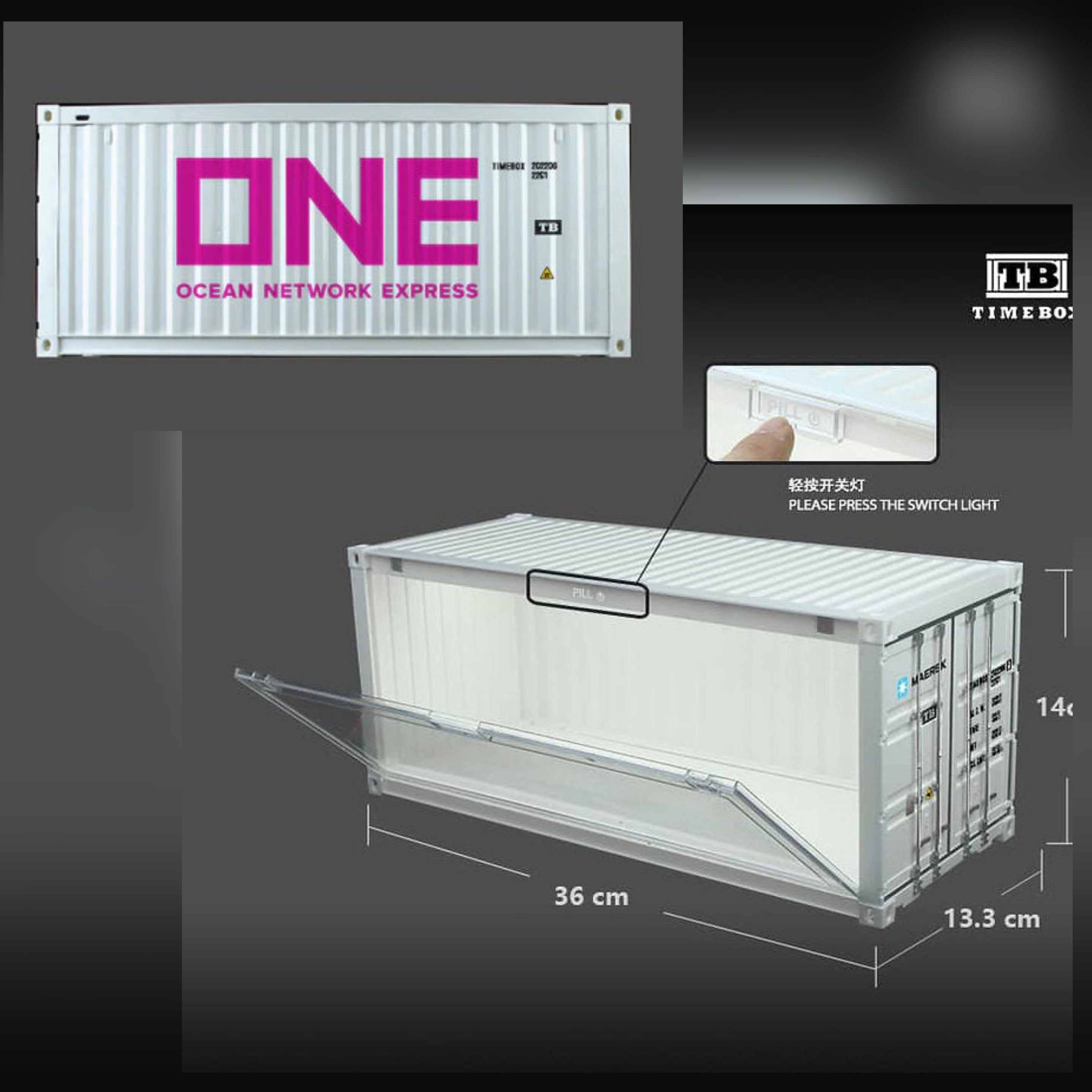 MoreArt 1/64 - "ONE - Ocean Network Express" Container Display - MO400101