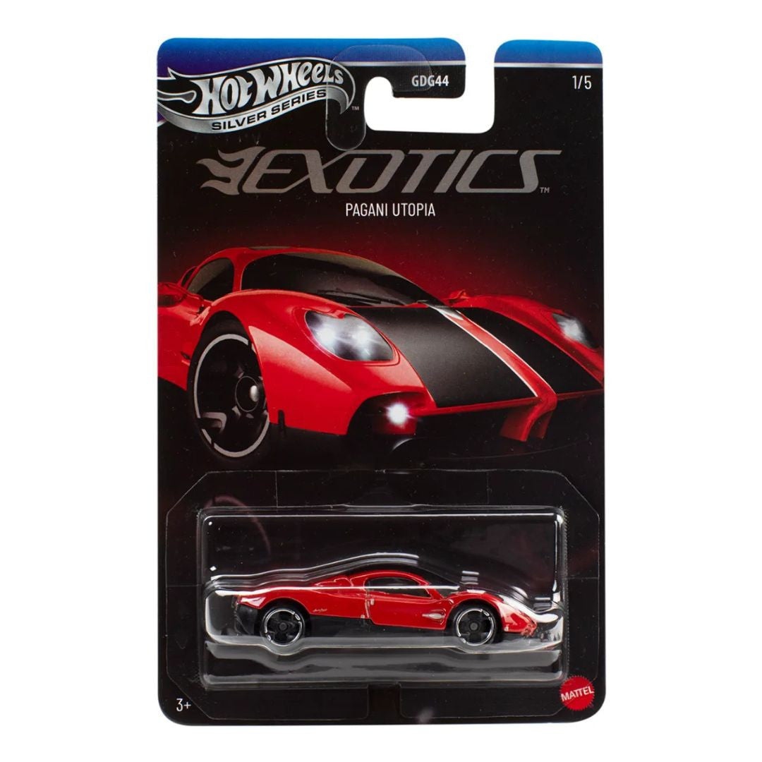 Hot Wheels Silver Series Exotics 2026 1:64 Pagani Utopia 1/5 – JKX76