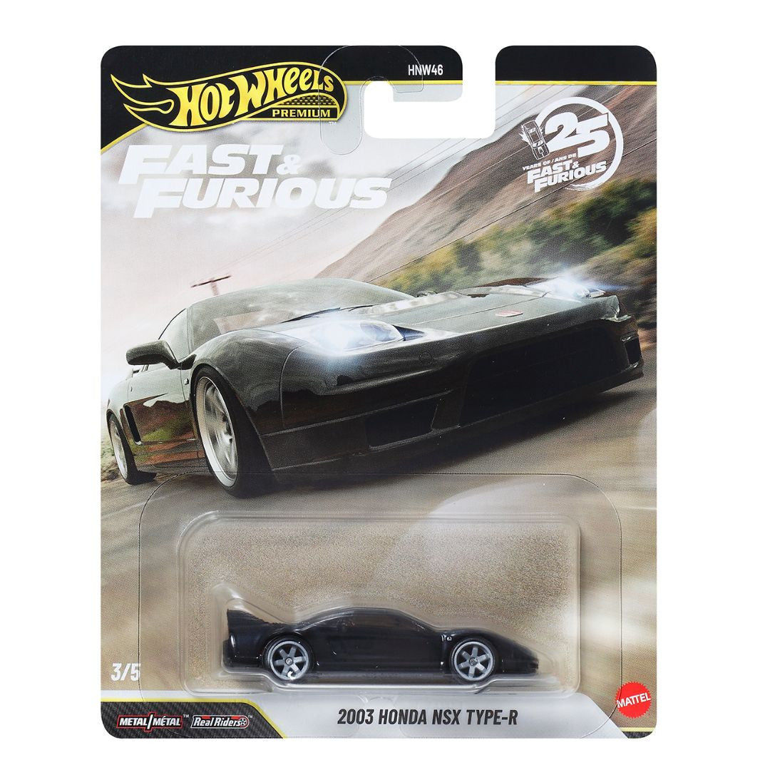3/5 Honda NSX Type-R 2003 Hot Wheels 1:64 - Fast & Furious - JHW75