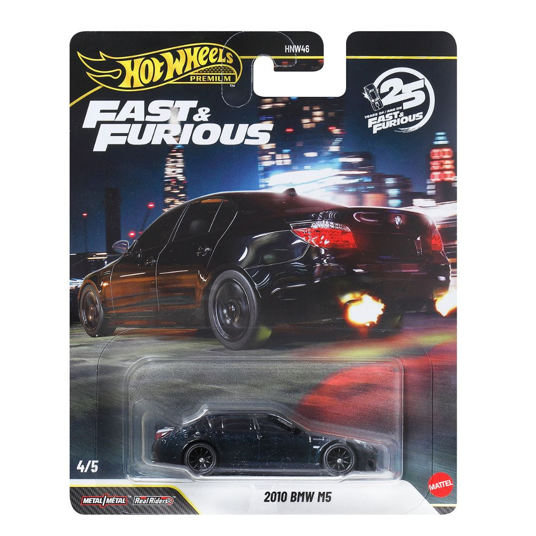 4/5 BMW M5 2010 Hot Wheels 1:64 - Fast & Furious - JHW62