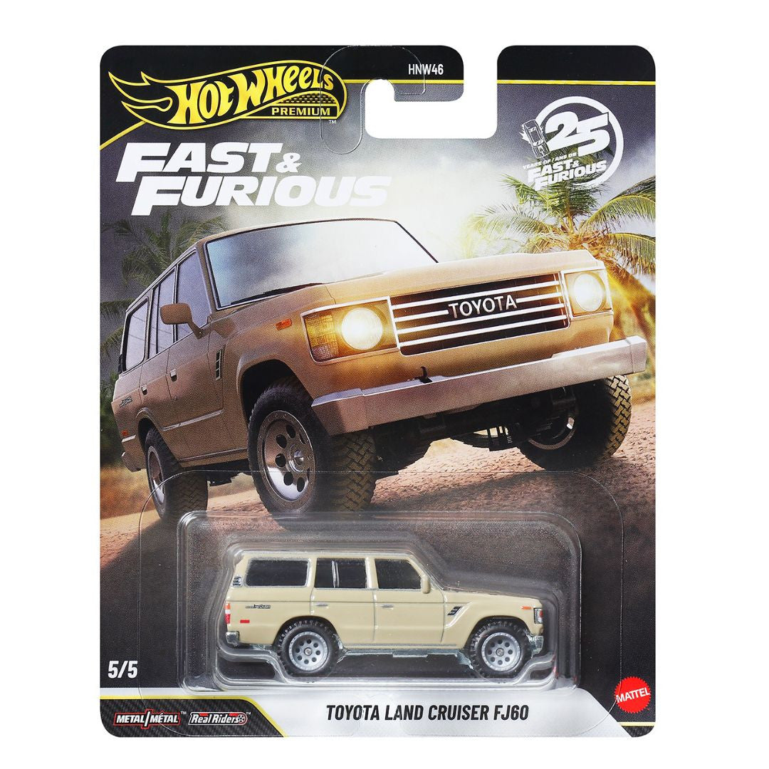 5/5 Toyota Land Cruiser FJ60 Hot Wheels 1:64 - Fast & Furious - JHW76