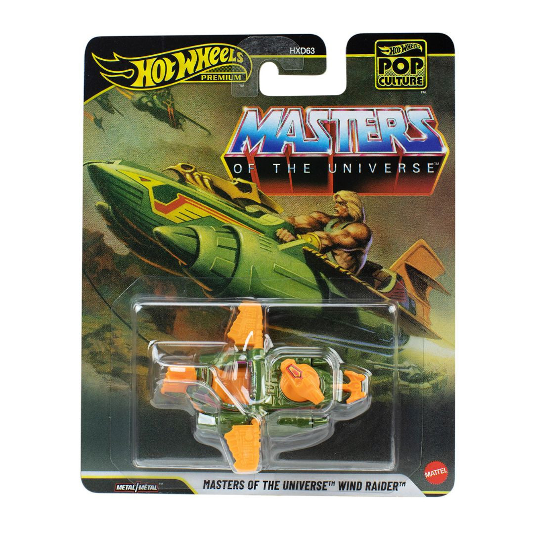 Hot Wheels 1:64 MOTU Wind Raider – Pop Culture R Case 2026 – JHW91
