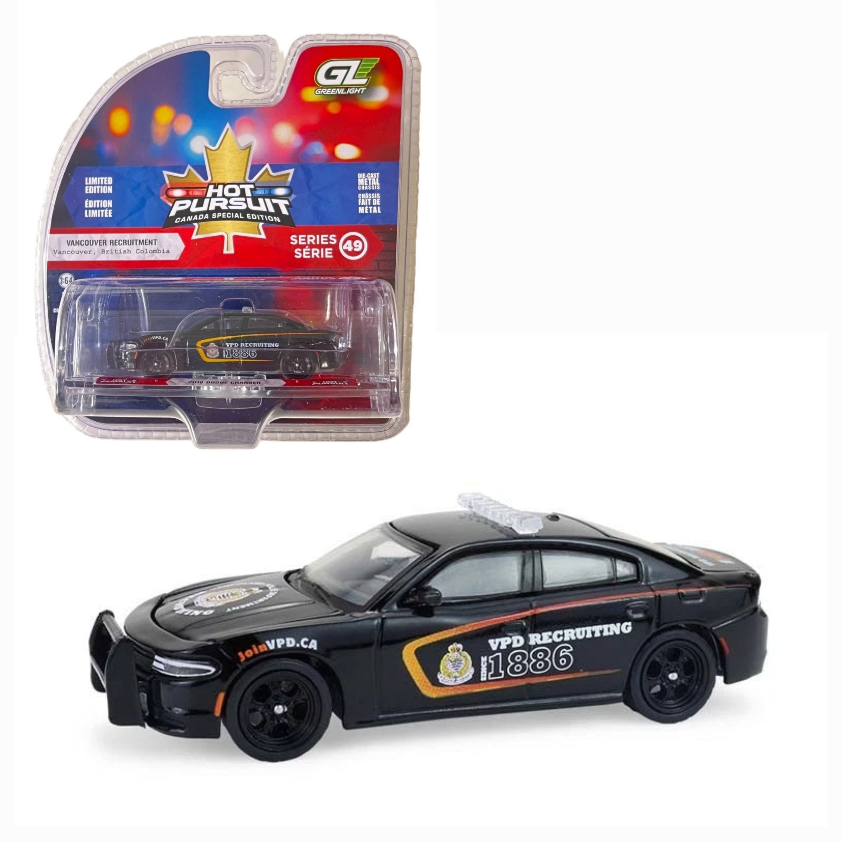 Royal Canadian Mounted Police (RCMP) - Vancouver Recruitment - 2018 Dodge Charger (GL43065-C)