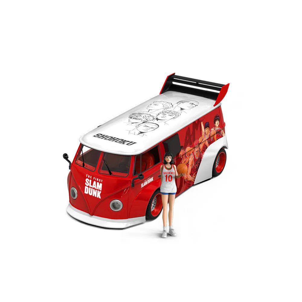 CoolCar 1:64- Volkswagen T1 w/Figurine- Slam Dunk CC642947-1