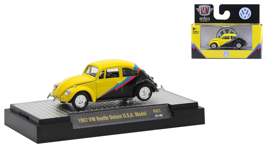 1967 Volkswagen Beetle Deluxe U.S.A Model – M2 Machines Detroit Muscle Release 61 (32600-61A)