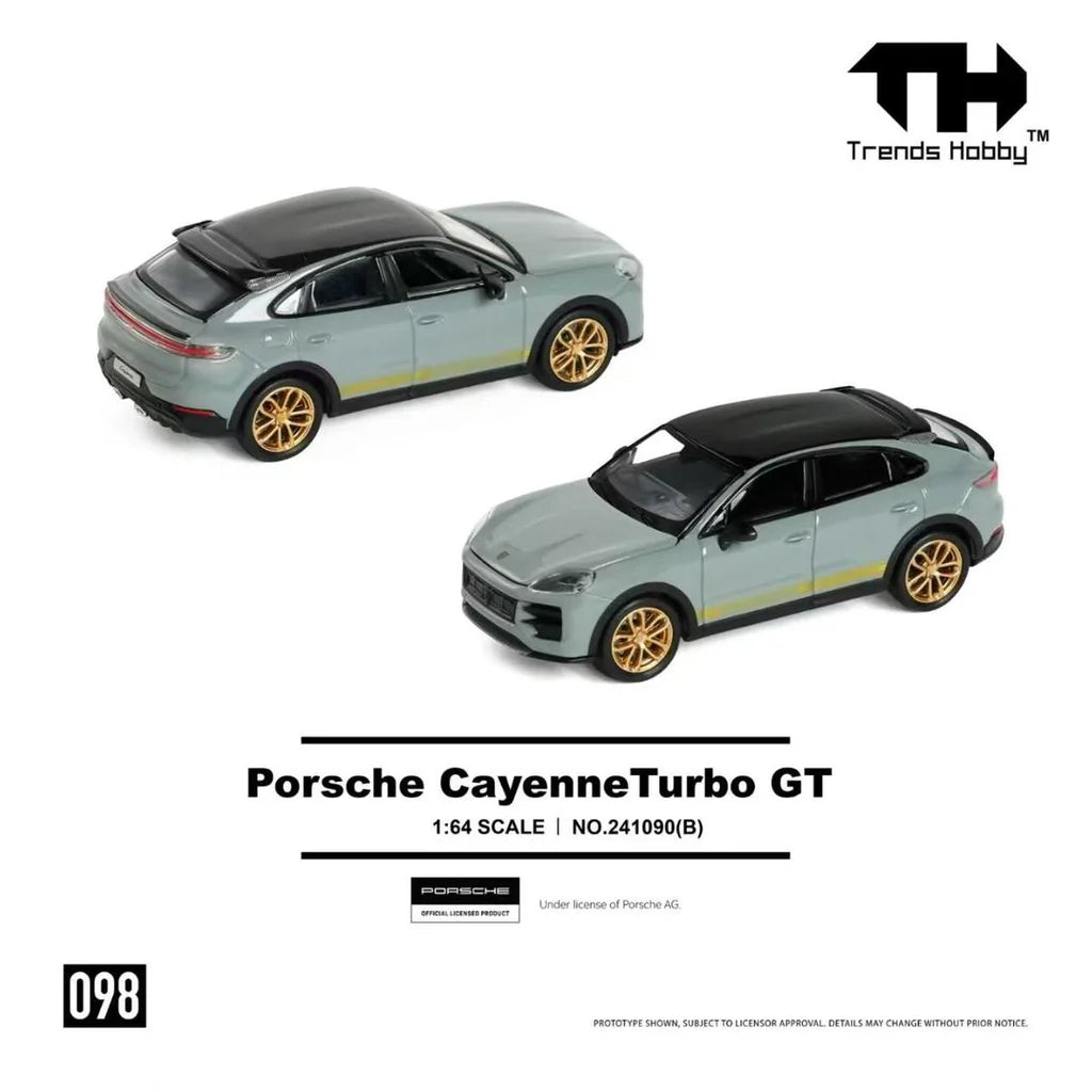 Trends Hobby 1/64-Porsche Cayenne Turbo GT Grey 241090B