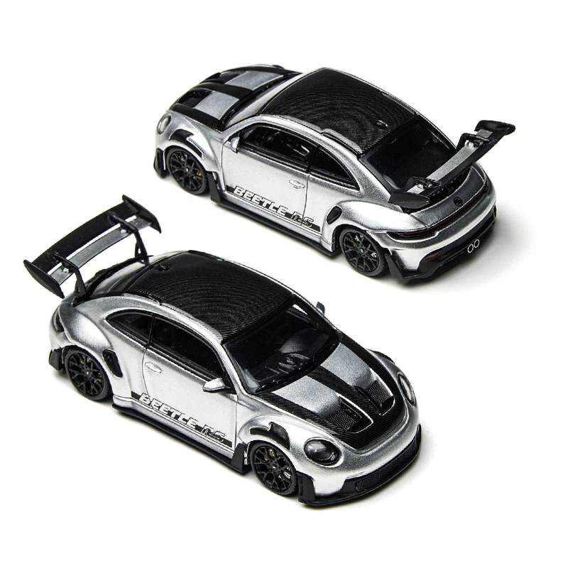 Volkswagen Beetle RS PSC Design Silver 1:64 – Time Micro Model TM647902