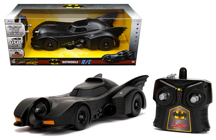 Jada R/C 1:16 Batmobile 1989 Noir Télécommande JD30331