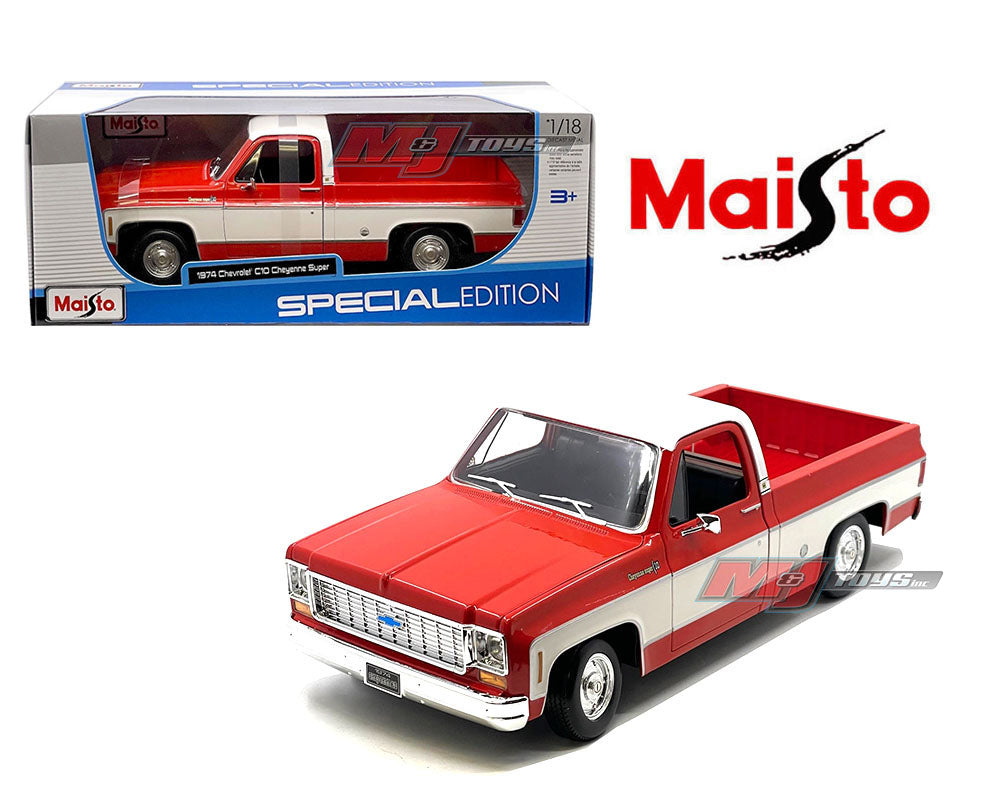 1974 Chevrolet C10 Cheyenne Super – Red White Two Tone – Special