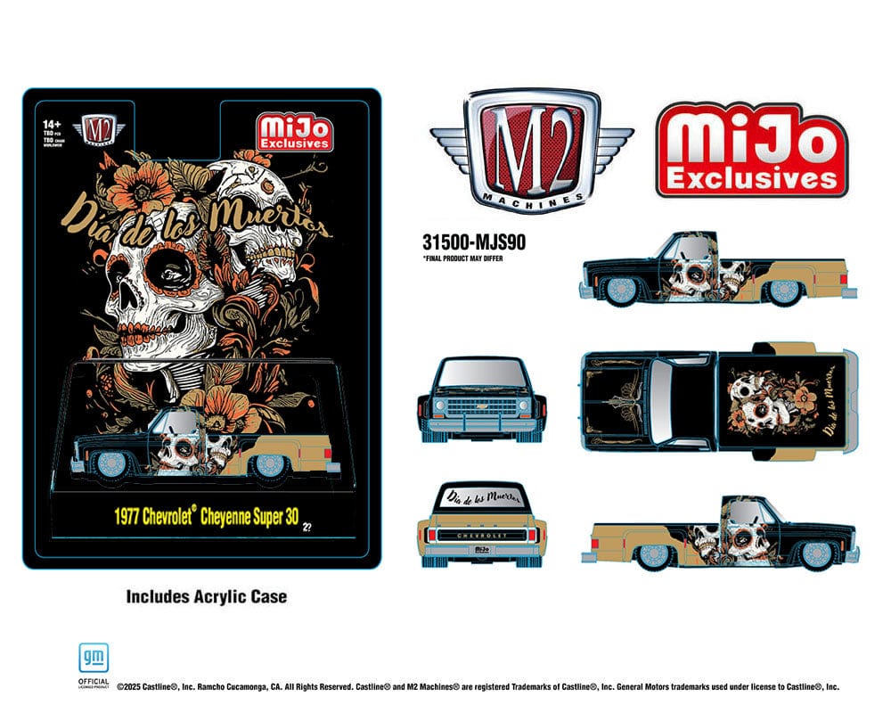 (PRE-ORDER 2025) 1977 Chevrolet Cheyenne Super 30 “Dia De Los Muertos”