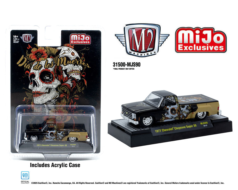 M2 Machines-1977 Chevrolet Cheyenne Super 30 “Dia De Los Muertos” 31500-MJS90